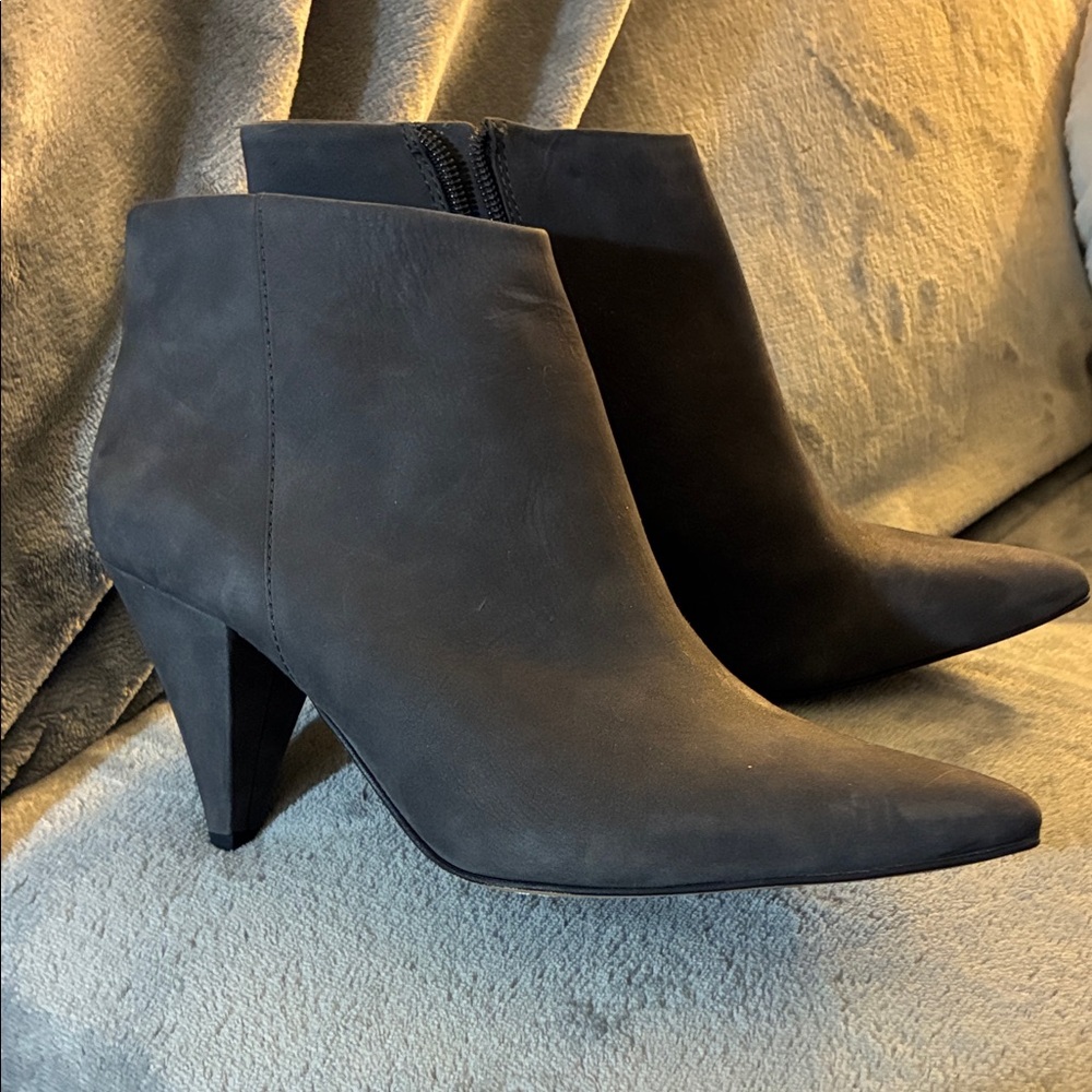 Vince Camuto Charcoal Ankle Booties